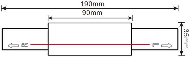 方型導軌I字接