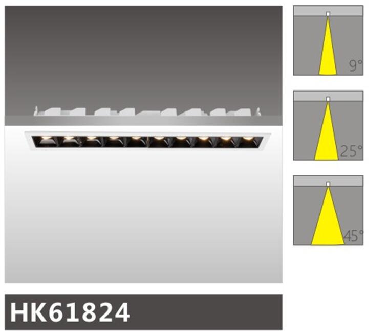 天花射灯HK61824灯具简介