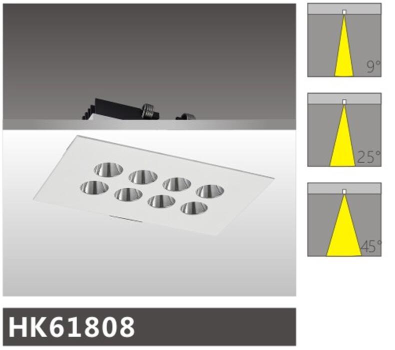 天花射燈HK61808燈具簡介