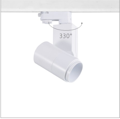 H3210led博物导轨灯具旋转角度